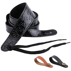 3Pcs 3 Styles PU Leather Guitar Adjustable Shoulder Strap&nbsp;AJEW-CL0003-74