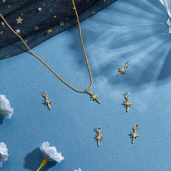 6Pcs Brass Pendants&nbsp;KK-BBC0026-01G