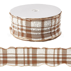 1 Roll Polyester Ruffled Ribbon&nbsp;SRIB-CY0001-14F