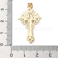 Brass Micro Pave Cubic Zirconia Pendants&nbsp;KK-A212-05A-G