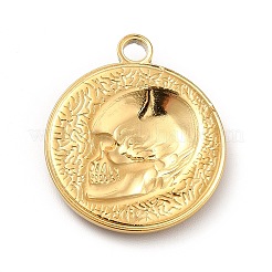 Ion Plating(IP) 201 Stainless Steel Pendants&nbsp;STAS-H172-07G