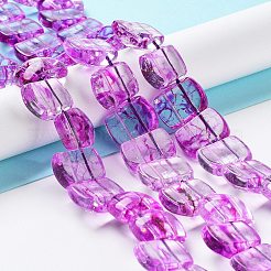 Transparent Glass Imitation Gemstone Beads Strands&nbsp;GLAA-G105-01C