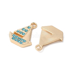 Alloy Rhinestone Pendants&nbsp;PALLOY-E775-05G