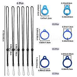 6Pcs Adjustable Polyester Neck Lanyard&nbsp;DIY-GF0008-23