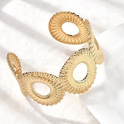 304 Stainless Steel Cuff Bangles&nbsp;BJEW-P368-10G