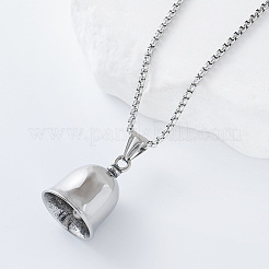 Vintage 304 Stainless Steel Motorcycle Guardian Bell Pendant for Bike Riding and Decor&nbsp;UB4334