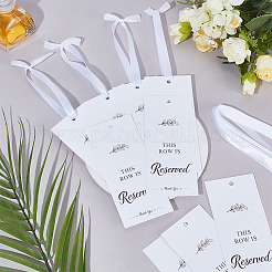 1 Set Paper Seat Reserved Sign Hanging&nbsp;AJEW-SP0004-40A