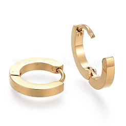 304 Stainless Steel Huggie Hoop Earrings&nbsp;EJEW-L252-034B-G