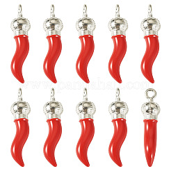 Alloy Enamel Pendants&nbsp;ENAM-TA0003-55B