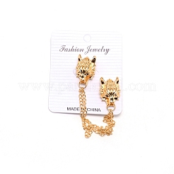 Men's Dragon Scarf Collar Brooch Lapel Pin&nbsp;JEWB-WH0022-20A