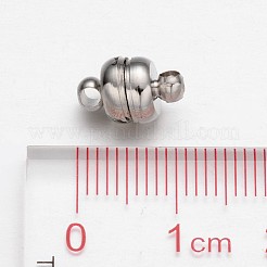 Brass Magnetic Clasps with Loops&nbsp;KK-H361-N