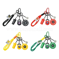 8Pcs 8 Styles Alloy Pendant Decorations&nbsp;HJEW-YW00556-02