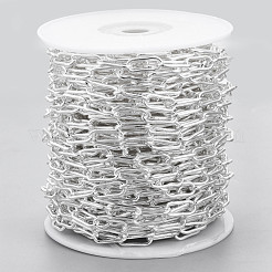 304 Stainless Steel Paperclip Chains&nbsp;CHS-N001-02S