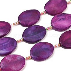 Natural Fire Crackle Agate Beads Strands&nbsp;G-P605-L03-01B