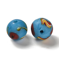 Handmade Frosted Lampwork Beads&nbsp;LAMP-C016-04C-05