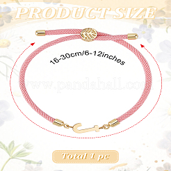 1Pc Adjustable Nylon Cord Slider Bracelets for Women&nbsp;BJEW-LP0001-32J-03