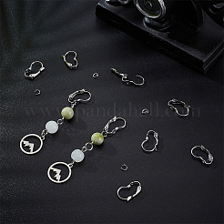 40Pcs 304 Stainless Steel Leverback Earring Findings&nbsp;STAS-UN0052-48