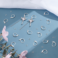 Brass Leverback Earring Findings&nbsp;KK-UN0005-05