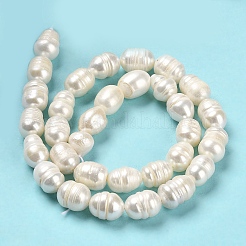 Natural Cultured Freshwater Pearl Beads Strands&nbsp;PEAR-E016-083