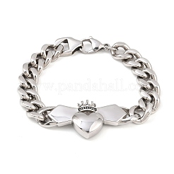 304 Stainless Steel Chain Bracelets&nbsp;LS-BJEW-D379-18P