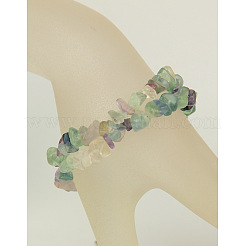 Natural Fluorite Multi-strand Bracelets&nbsp;BJEW-JB01094-01