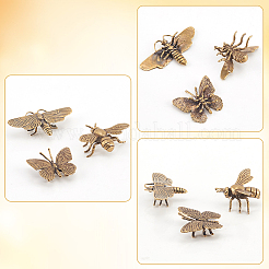 3Pcs 3 Style Brass Display Decorations&nbsp;DJEW-NB0001-33