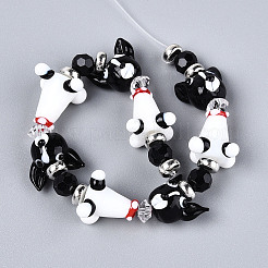 Handmade Lampwork Beads Strands&nbsp;LAMP-N028-15