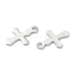 Non-Tarnish 304 Stainless Steel Tiny Cross Charms&nbsp;STAS-H149-01P