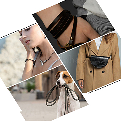 Flat PU Leather Cord&nbsp;WL-WH0004-09C