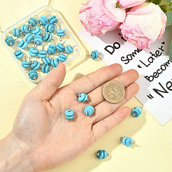 40Pcs Natural Magnesite Pendants&nbsp;PALLOY-SW00129