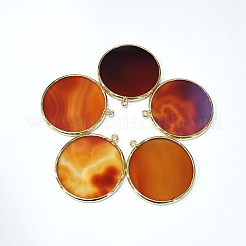 Natural Carnelian/Red Agate Pendants&nbsp;G-E526-10H