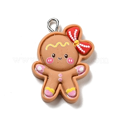 Christmas Opaque Resin Pendants&nbsp;RESI-G043-B09