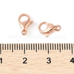 316 Surgical Stainless Steel Lobster Claw Clasps&nbsp;316-FL10A-RG