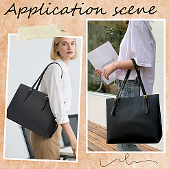 2Pcs Imitation Leather Adjustable Bag Straps&nbsp;DIY-CL0001-38B