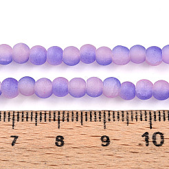 Crackle Glass Beads&nbsp;X1-GLAA-N009-4mm-08