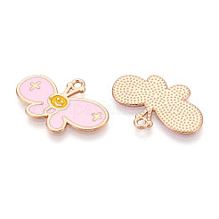 Alloy and Enamel Pendants&nbsp;ENAM-T021-36A-G
