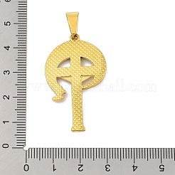 Ion Plating(IP) 304 Stainless Steel Pendants&nbsp;STAS-D112-04AG-01