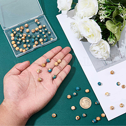 2 Sets 2 Colors Handmade Porcelain Beads&nbsp;PORC-SC0001-55