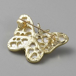 Alloy with Imitation Pearl Brooch&nbsp;JEWB-CJC0006-01G