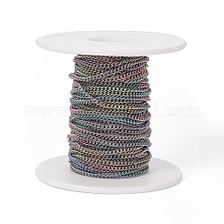 Ion Plating(IP) 304 Stainless Steel Curb Chains&nbsp;CHS-I003-D01
