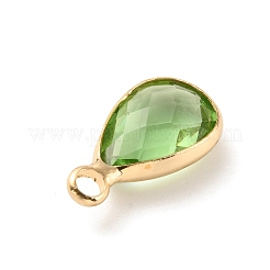 Faceted Glass Pendants&nbsp;KK-WH0054-15H-G