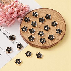 Light Gold Plated Alloy Enamel Pendants&nbsp;ENAM-YW0002-20E