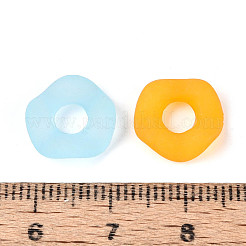 Frosted Transparent Acrylic European Beads&nbsp;OACR-Q197-05