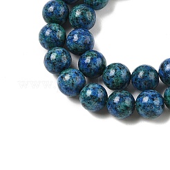 Natural Sesame Jasper/Kiwi Jasper Beads Strands&nbsp;X-G-L614-A01-01