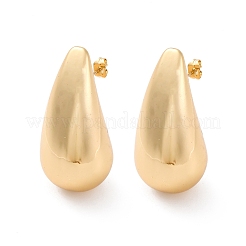 Teardrop 304 Stainless Steel Stud Earrings for Women&nbsp;EJEW-A125-06G