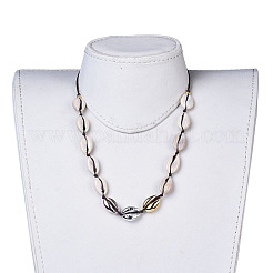 Adjustable Cowrie Shell Beads Necklaces&nbsp;NJEW-JN02392