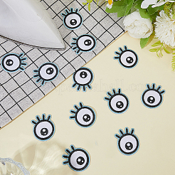 15Pcs Computerized Embroidery Polyester Sew on Patches&nbsp;PATC-GF0001-71A
