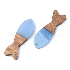 Resin & Walnut Wood Pendants&nbsp;RESI-S389-054A