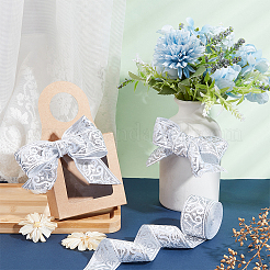 Ethnic Embroidery Polyester Flat Ribbons&nbsp;OCOR-WH0060-37B