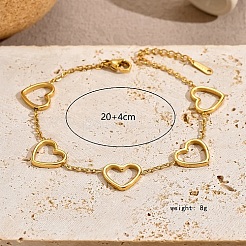 201 Stainless Steel Link Chain Bracelets&nbsp;GP5387